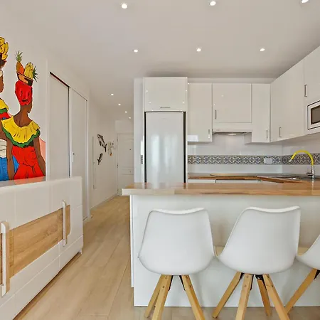 公寓 1 Bedroom Giuly Sea Views In Cristianos 洛斯克里斯蒂亚诺斯